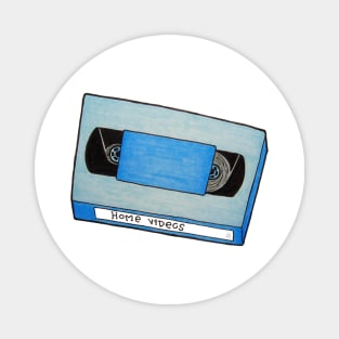 Colorful Home Videos - Retro Video Cassette Drawing Magnet